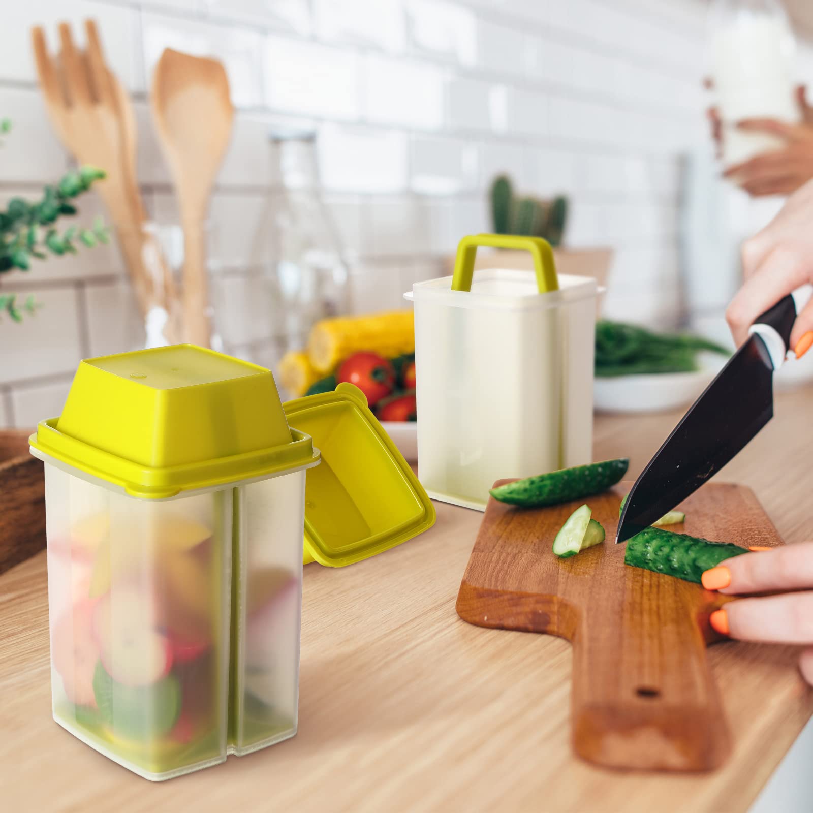 Reusable Pickle Jars BPA Free Pickles Container With Strainer Easy To Open Lid For MessFree Storage 3