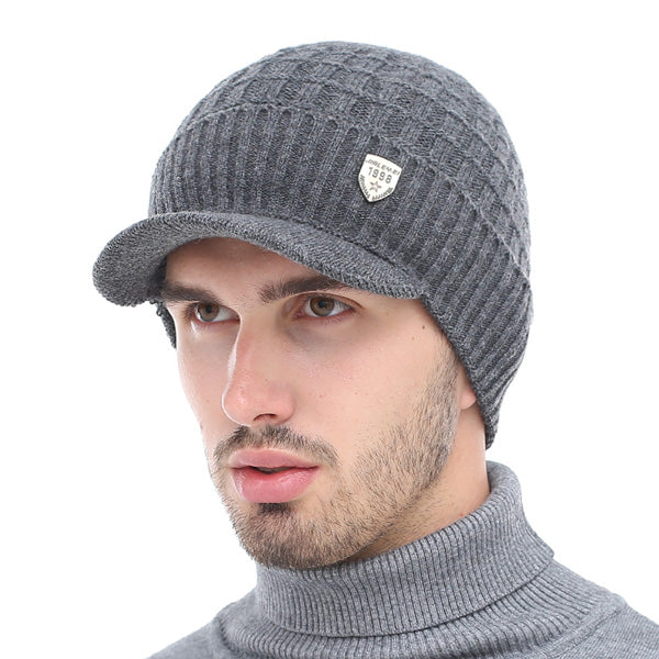 Mens Winter Hat And Scarf Set Knitted Beanie Hat Scarf Cap For Women Skullies Beanies 2