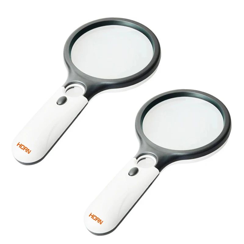Precision 45X Handheld Magnifier With 3LED Light  Ideal For Reading Jewelry  Fine Detail Work 7