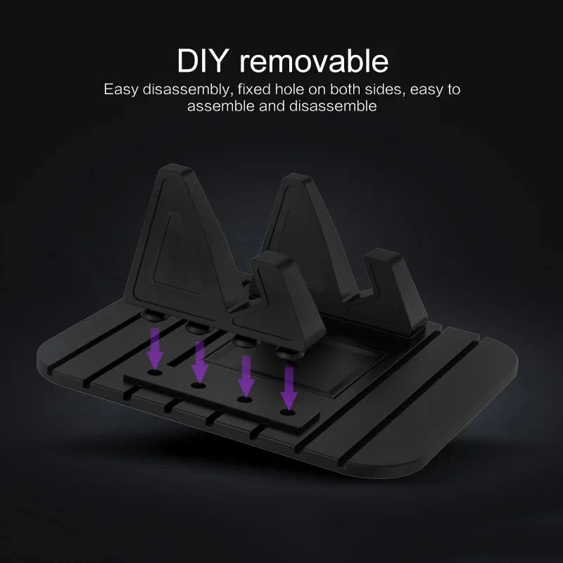 Silicone Car Dashboard Desktop Bracket Universal Mobile Phone Bracket Car Navigation Non Slip Mat L