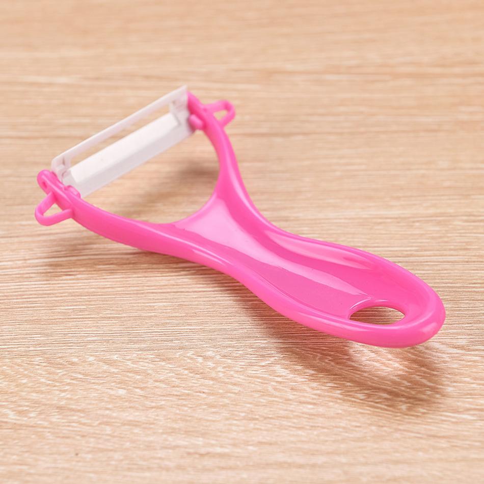 Multi-purpose Ceramic Peeler, Vegetable and Fruit Peeler, Random Color Cooking Tool