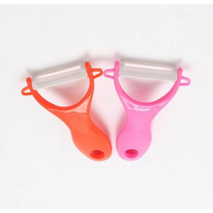 Multi-purpose Ceramic Peeler, Vegetable and Fruit Peeler, Random Color Cooking Tool