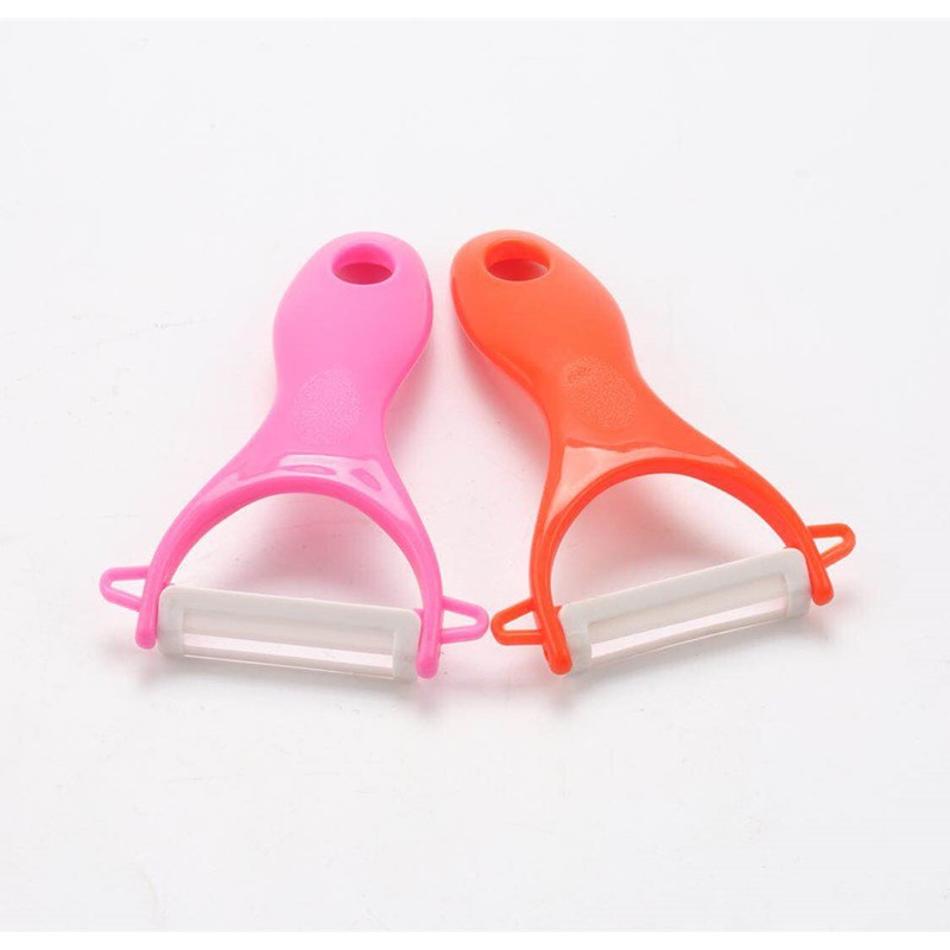 Multi-purpose Ceramic Peeler, Vegetable and Fruit Peeler, Random Color Cooking Tool