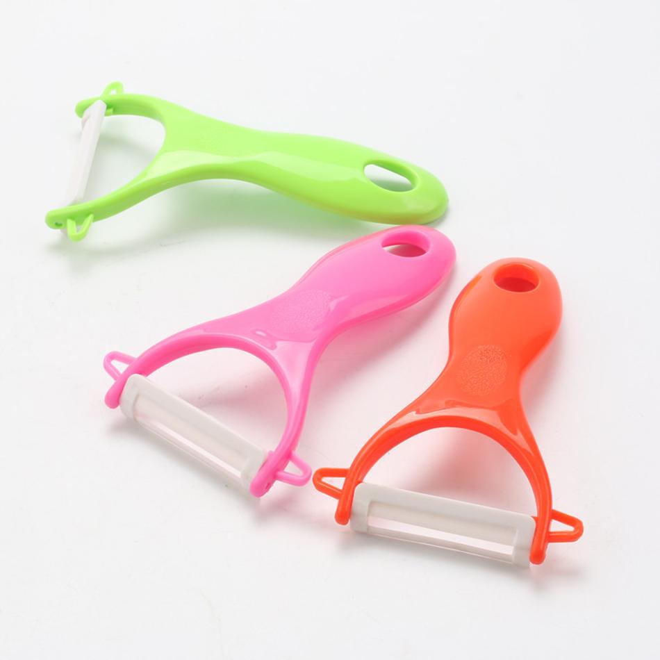 Multi-purpose Ceramic Peeler, Vegetable and Fruit Peeler, Random Color Cooking Tool