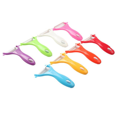 Multi-purpose Ceramic Peeler, Vegetable and Fruit Peeler, Random Color Cooking Tool