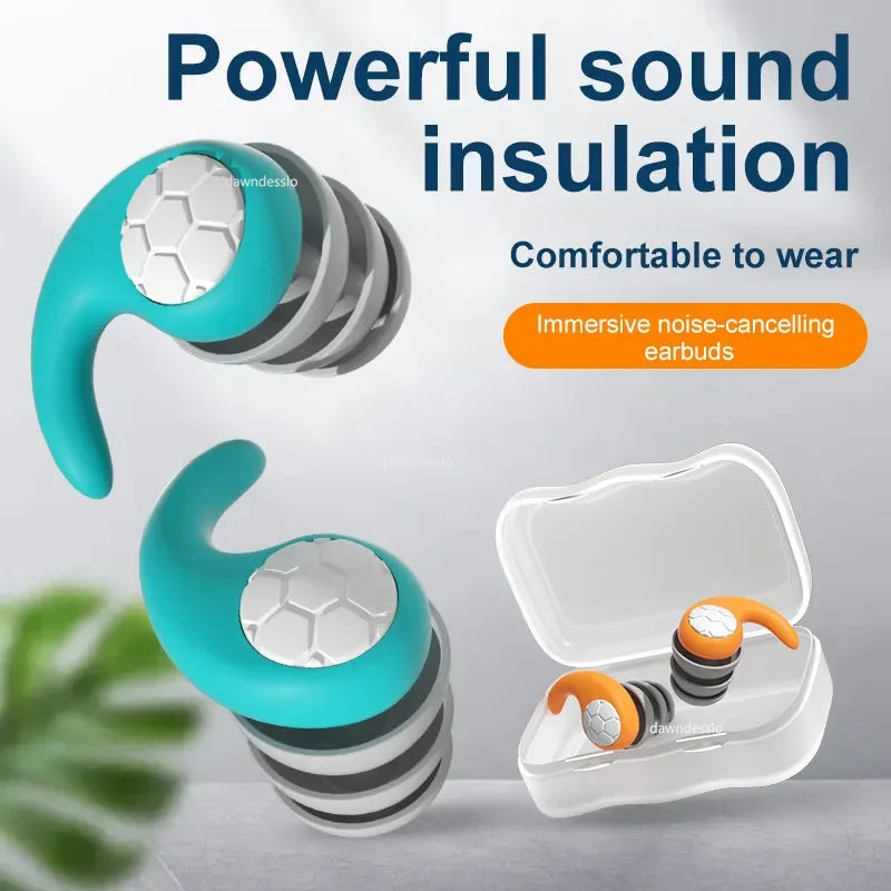 High Noise Reduction Earplugs Waterproof Sleep Earplugs For Travel Work And Relaxation 6