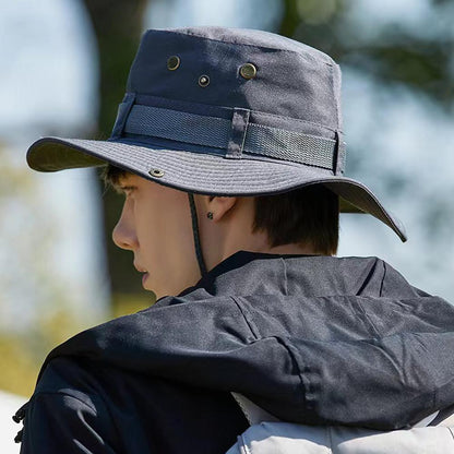 Bucket Hat Summer, Wide Brim Anti-UV Outdoor Fishing Cap for Women