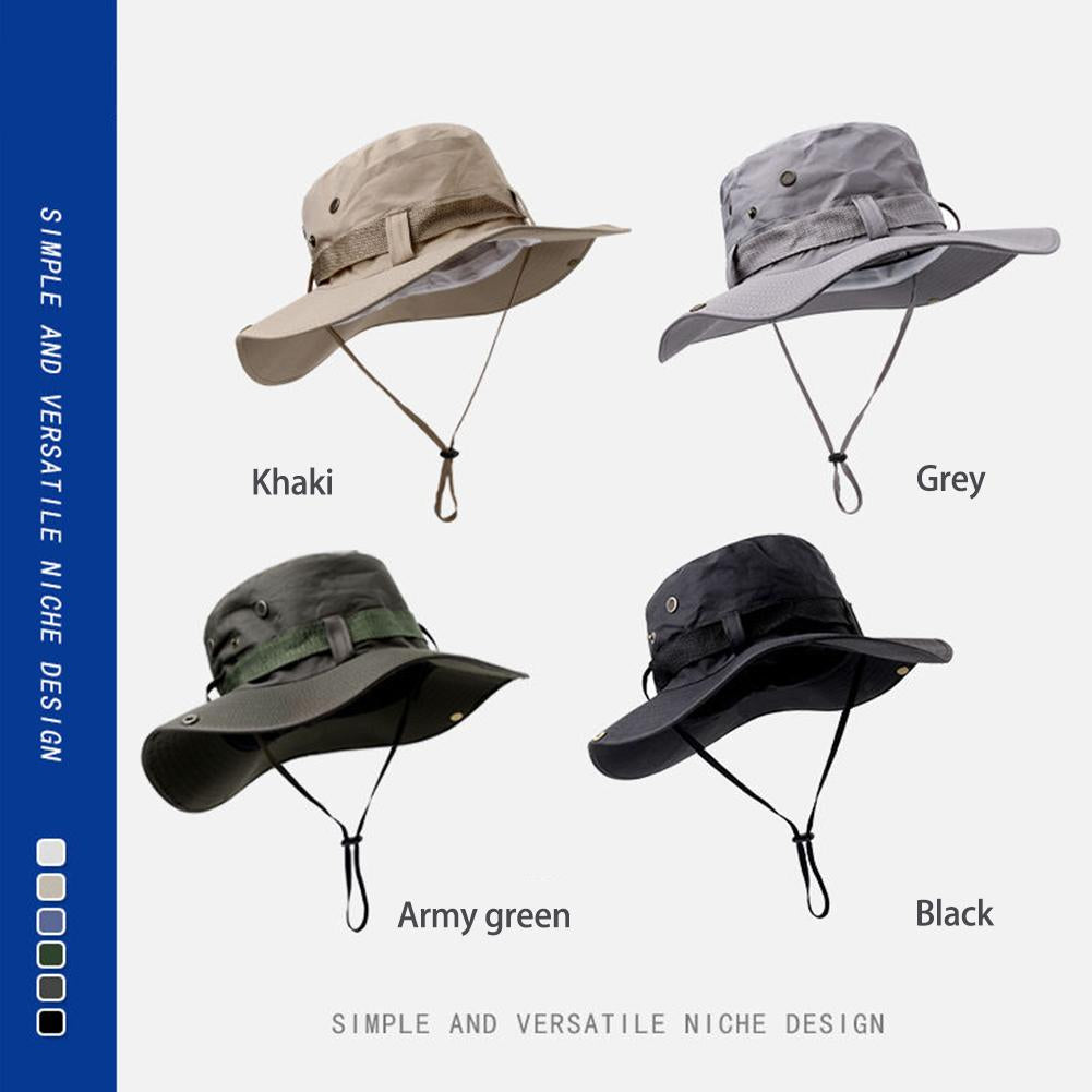 Bucket Hat Summer, Wide Brim Anti-UV Outdoor Fishing Cap for Women