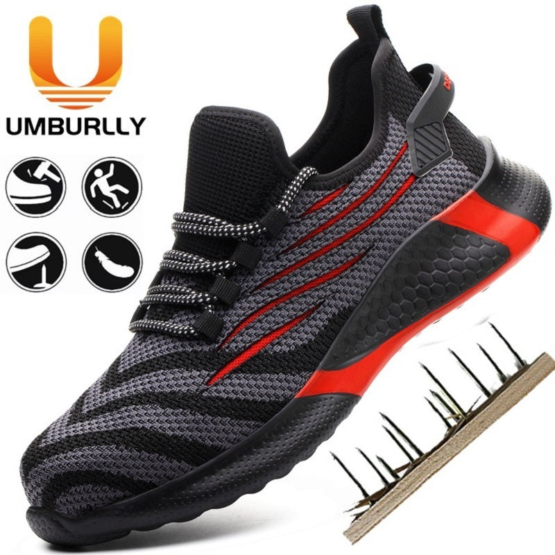 Indestructible Men Work Safety Boots Lightweight Antipuncture Work Sneakers For Men 3