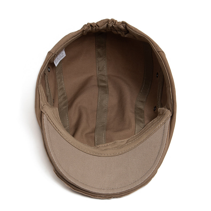 Elastic Head Circum Newsboy Cap Cotton Cloth Flat Beret For Men And Women 7