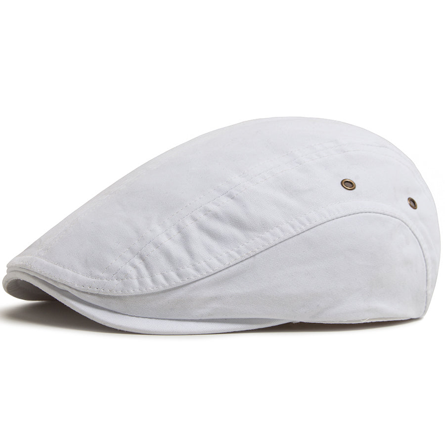 Elastic Head Circum Newsboy Cap Cotton Cloth Flat Beret For Men And Women 4