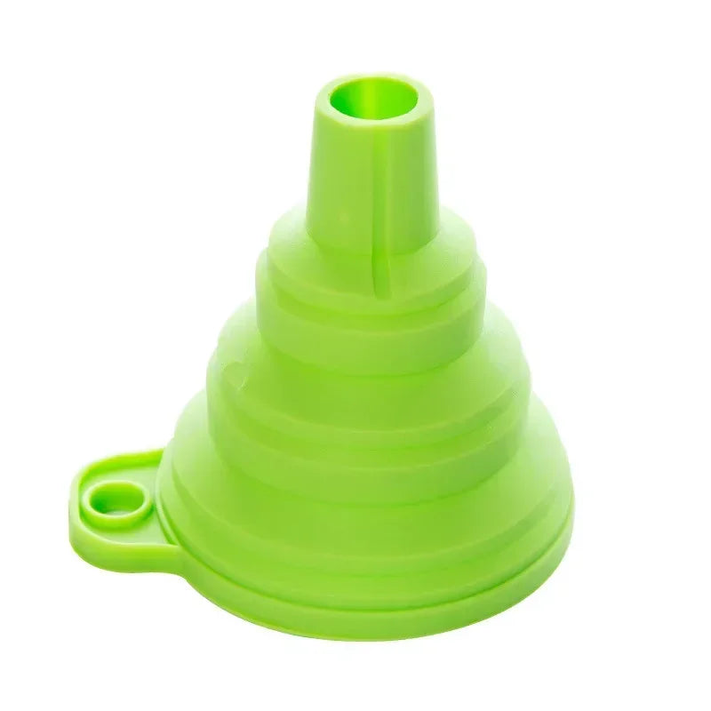 Portable Silicone Funnel Telescopic Folding Fuel Funnel For Cars And Motorcycles 1