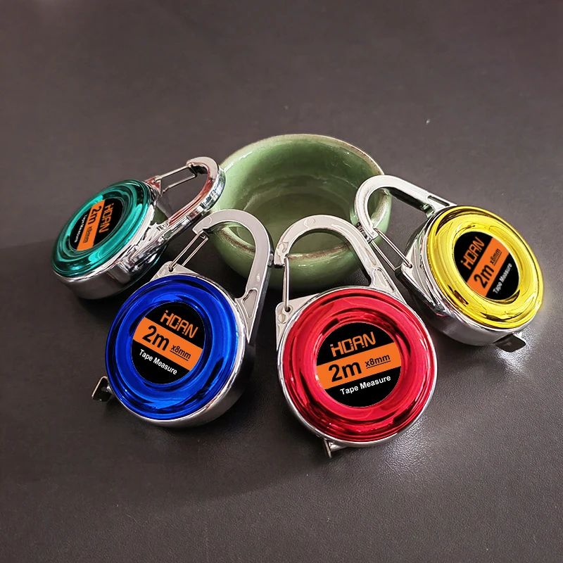Mini Steel Keychain Tape Measure  PocketReady 2M Ruler For Everyday Precision 2