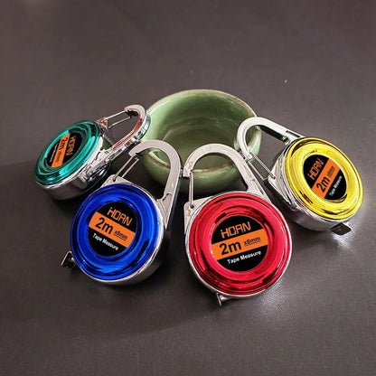 Mini Steel Keychain Tape Measure  PocketReady 2M Ruler For Everyday Precision 2