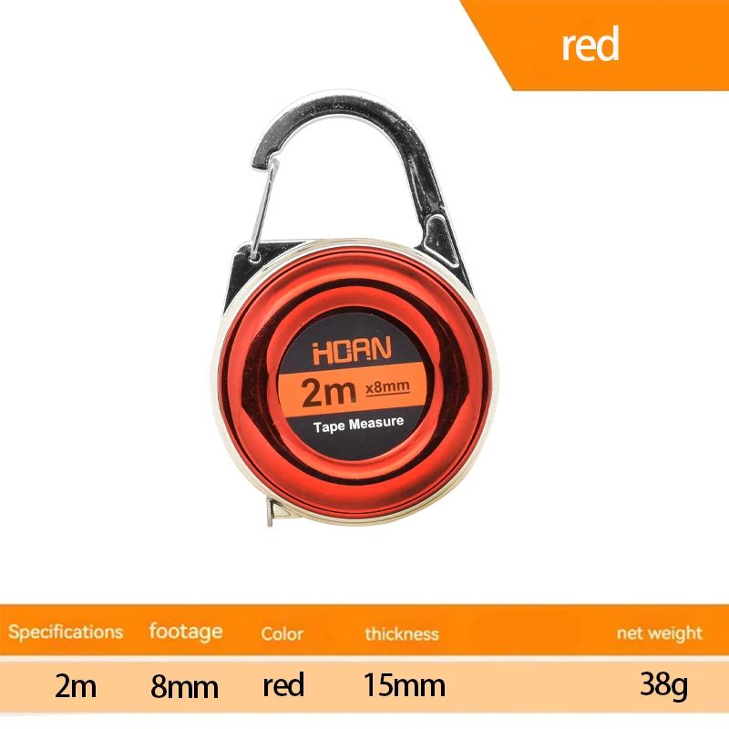 Mini Steel Keychain Tape Measure  PocketReady 2M Ruler For Everyday Precision 7