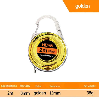 Mini Steel Keychain Tape Measure  PocketReady 2M Ruler For Everyday Precision 9
