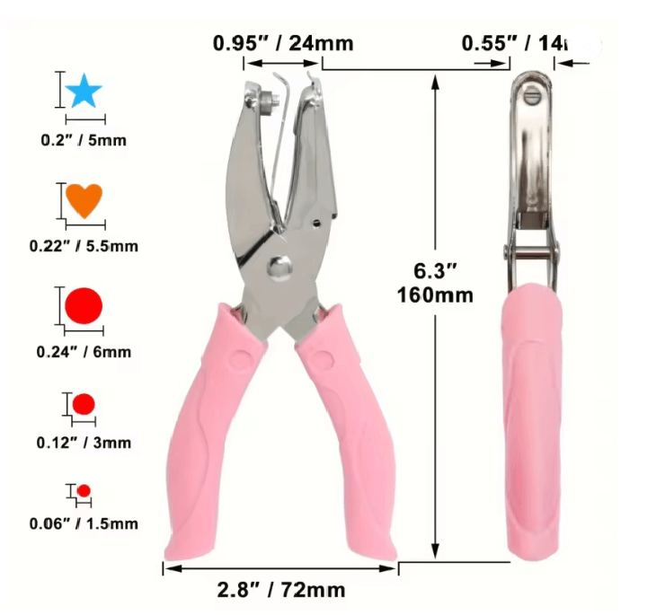 Single Hole Craft Punch For Scrapbooking And DIY Shapes 1