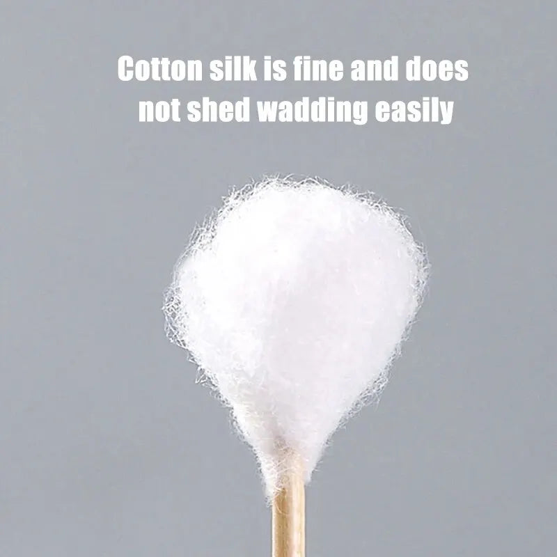 DoubleEnded Cotton Swabs Pointed Round Tips For Makeup Ear Cleaning Pet Care Hygienic Disposable Sw 3