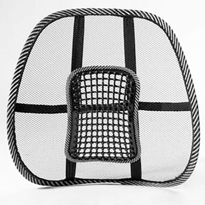 Car Seat Backrest Cushion Mesh Breathable Lumbar Support For Easy Driving 5