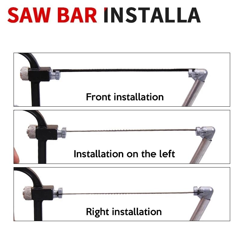 8in1 Precision MultiMaterial Hand Saw Kit For DIY Woodworking  Metalworking 3