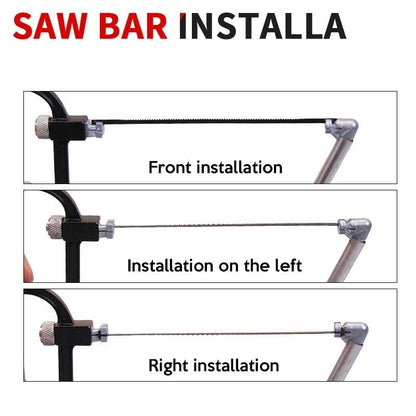 8in1 Precision MultiMaterial Hand Saw Kit For DIY Woodworking  Metalworking 3