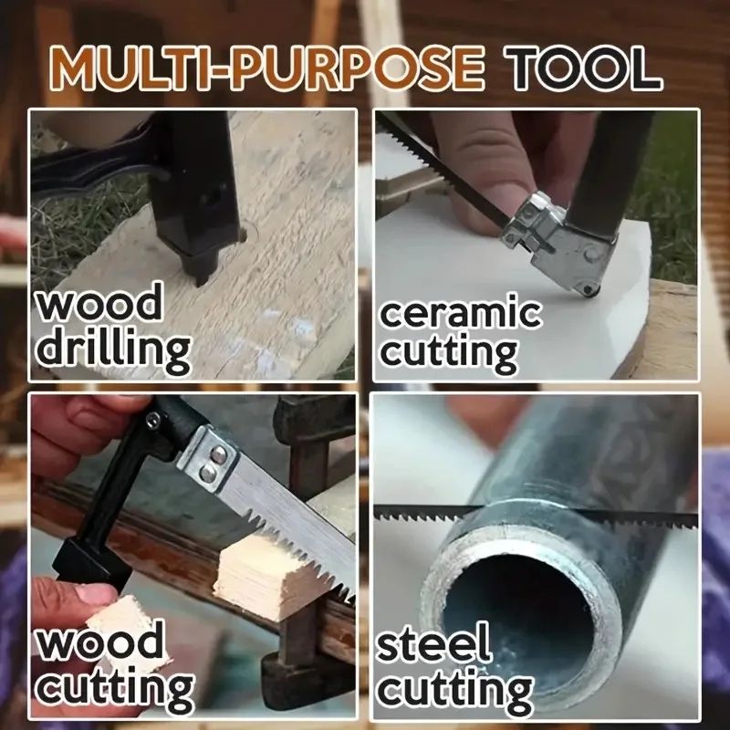 8in1 Precision MultiMaterial Hand Saw Kit For DIY Woodworking  Metalworking 5