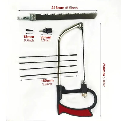 8in1 Precision MultiMaterial Hand Saw Kit For DIY Woodworking  Metalworking 1