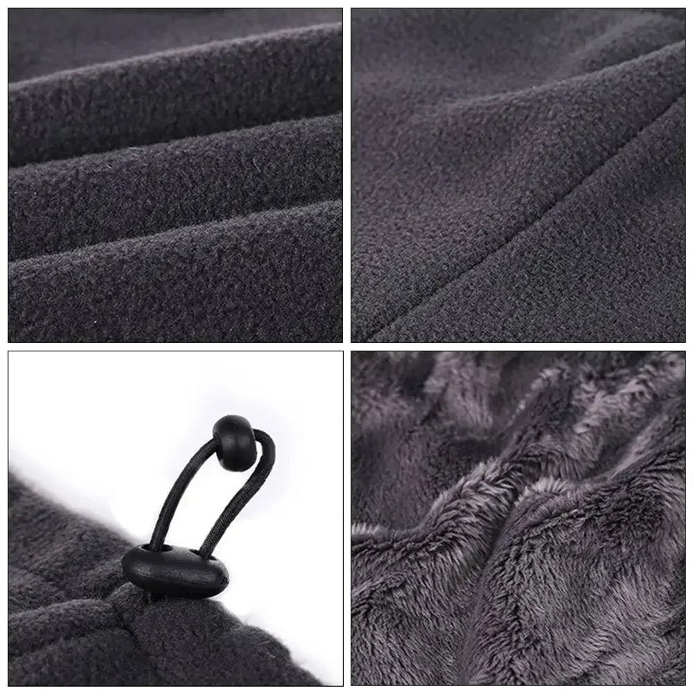 Windproof Winter Face Mask Fleece Neck Scarf For Hiking Camping And Cycling 1