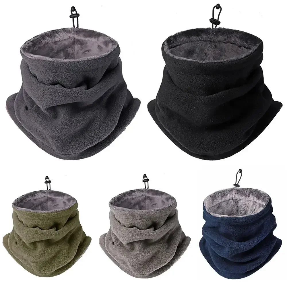 Windproof Winter Face Mask Fleece Neck Scarf For Hiking Camping And Cycling 2