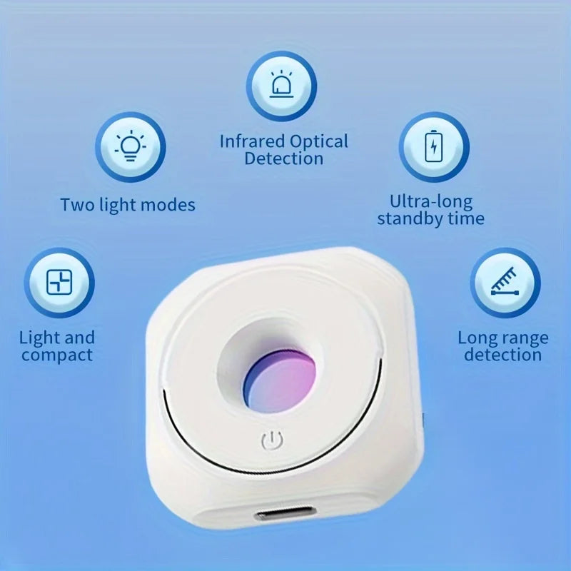 Portable Camera Finder Hidden Lens Detector For Hotel AntiPeeping Security Protection 6