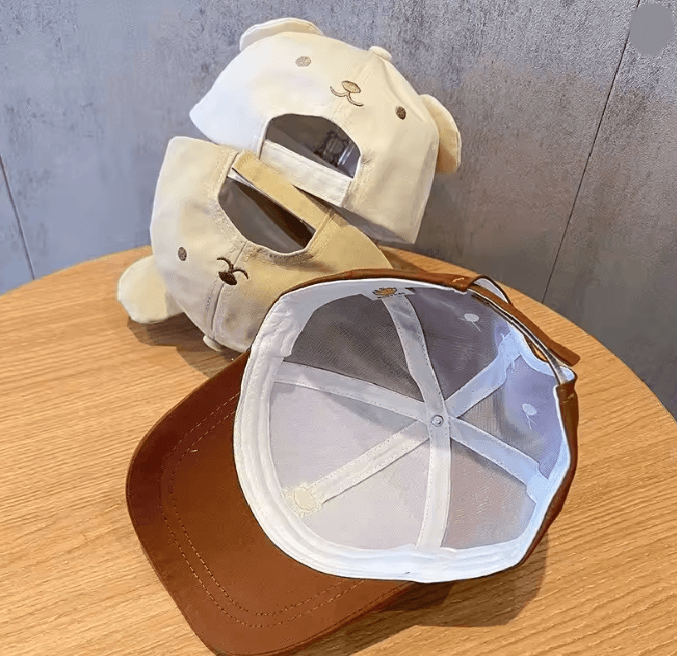 Cute Bear Baby Baseball Cap For Toddlers 1