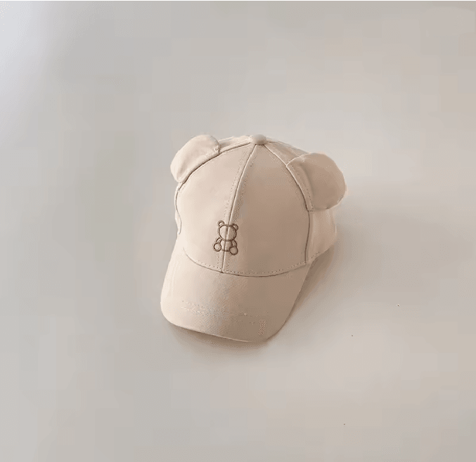 Cute Bear Baby Baseball Cap For Toddlers 3