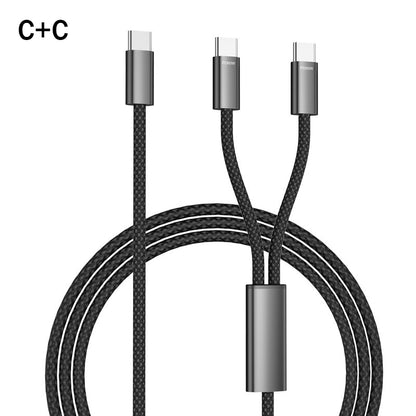 Charging Cable Dual Type C Cable For Fast Charging And Data Sync PD USB Splitter 3