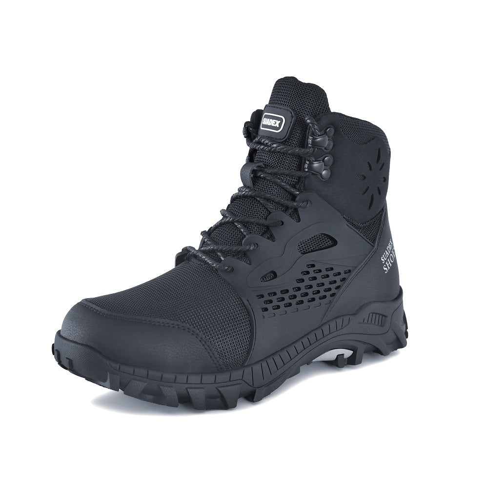 Steel Toe Safety Boots Men Work Shoes Anti-Smashing Anti-Slippery Boots for Male and Female