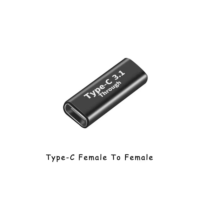 USB C Type Elbow Adapter Converter Data Sync And Charge Extension USB C Male To Female Connector 1