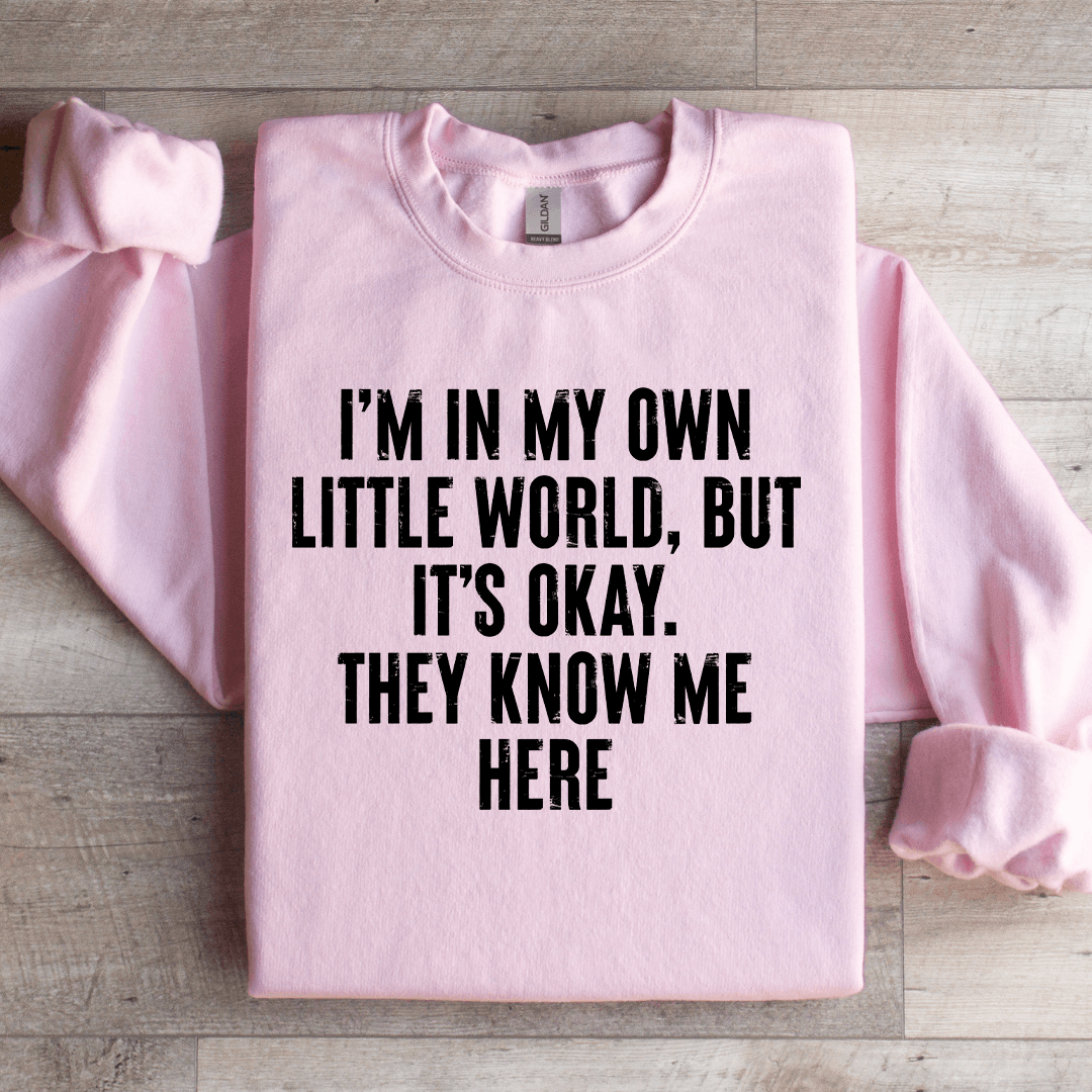 Im In My Own Little World Sweatshirt 2