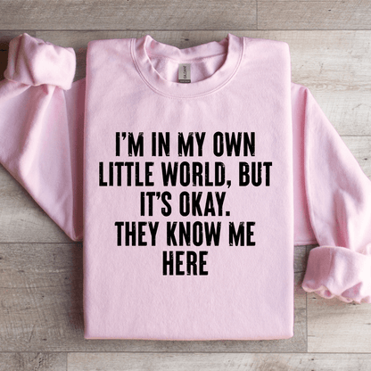 Im In My Own Little World Sweatshirt 2