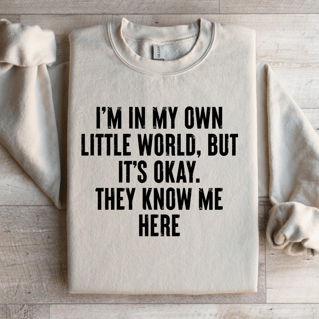 Im In My Own Little World Sweatshirt 3