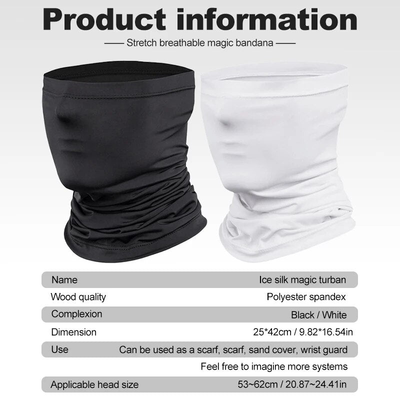 Summer Face Bandana UV Sport Training Face Mask Breathable Gaiter 5