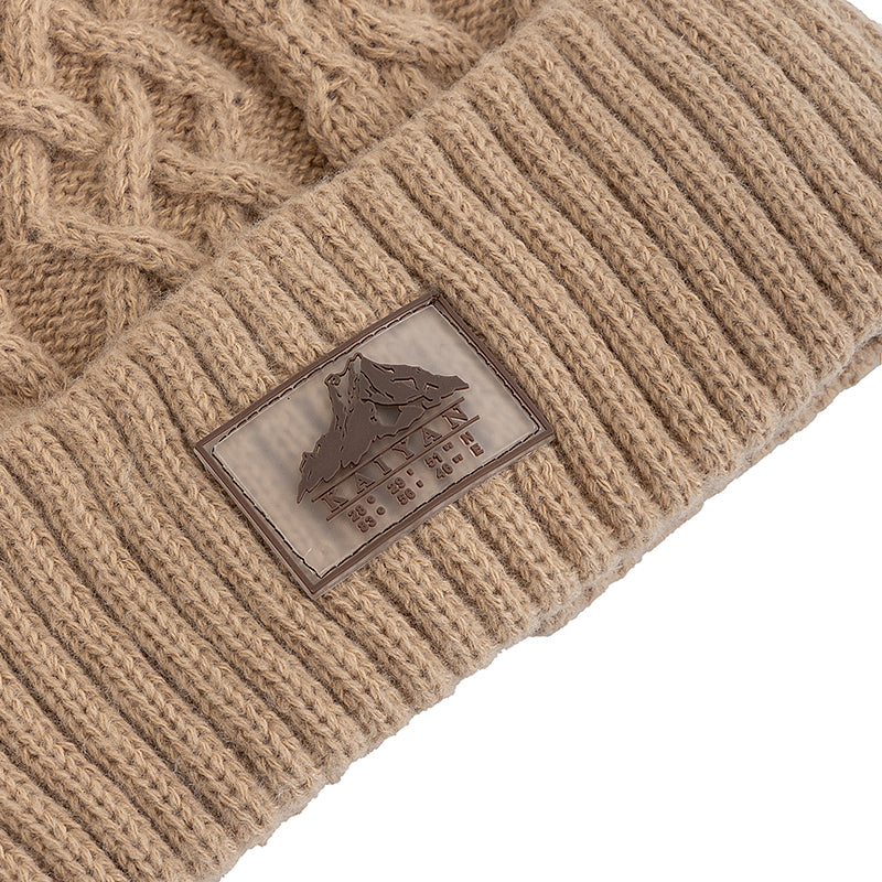 Unisex Warm Winter Hat Stylish Beanie Cap With Plush Fur Lining Perfect For Ski Sports Men And Wome 8