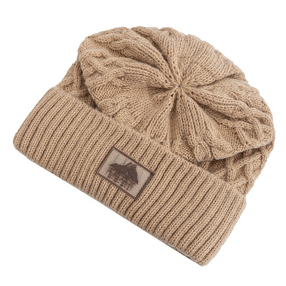 Unisex Warm Winter Hat Stylish Beanie Cap With Plush Fur Lining Perfect For Ski Sports Men And Wome 9