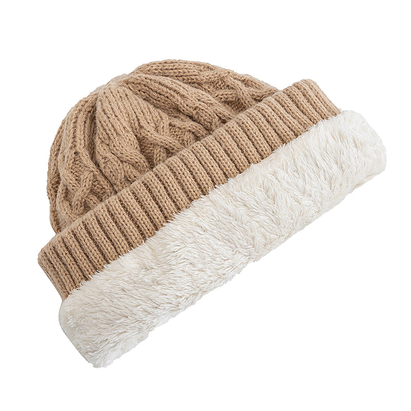 Unisex Warm Winter Hat Stylish Beanie Cap With Plush Fur Lining Perfect For Ski Sports Men And Wome 10