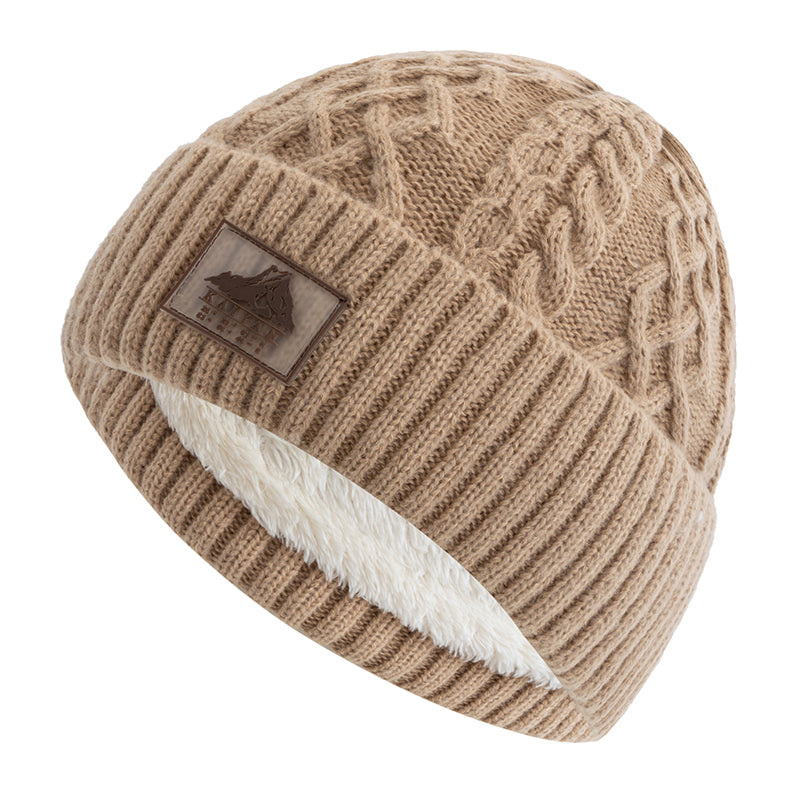 Unisex Warm Winter Hat Stylish Beanie Cap With Plush Fur Lining Perfect For Ski Sports Men And Wome 3