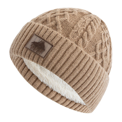 Unisex Warm Winter Hat Stylish Beanie Cap With Plush Fur Lining Perfect For Ski Sports Men And Wome 3