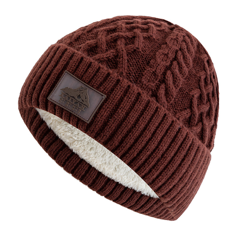 Unisex Warm Winter Hat Stylish Beanie Cap With Plush Fur Lining Perfect For Ski Sports Men And Wome 4