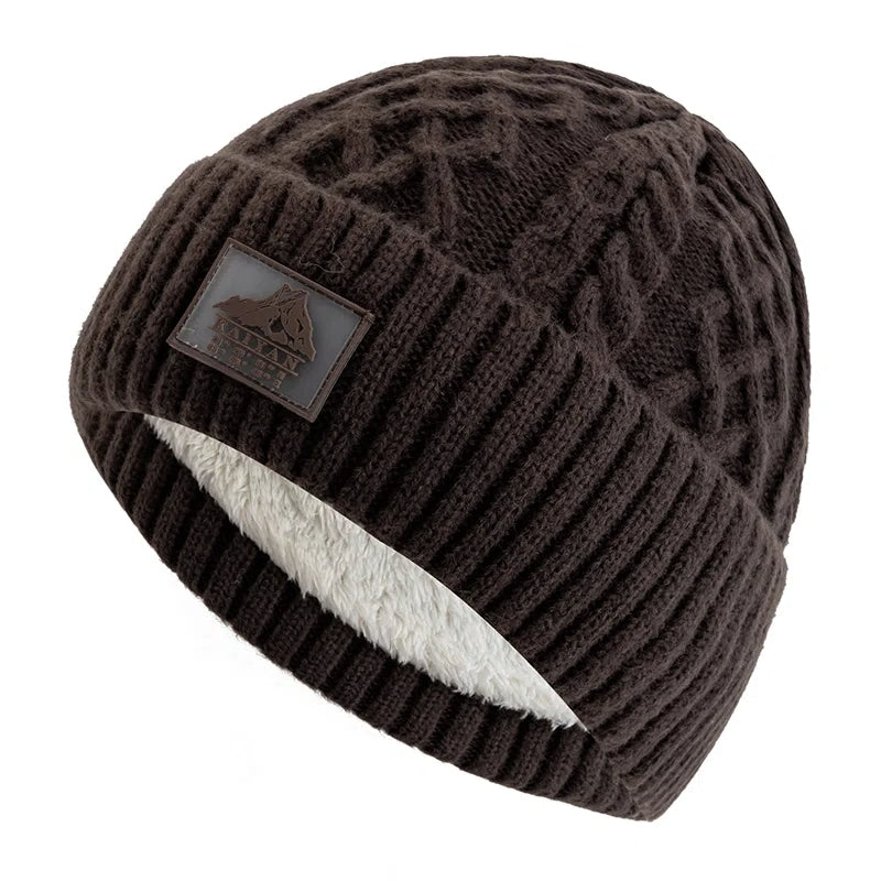 Unisex Warm Winter Hat Stylish Beanie Cap With Plush Fur Lining Perfect For Ski Sports Men And Wome 6