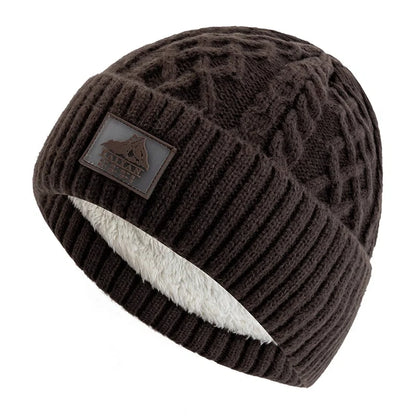 Unisex Warm Winter Hat Stylish Beanie Cap With Plush Fur Lining Perfect For Ski Sports Men And Wome 6
