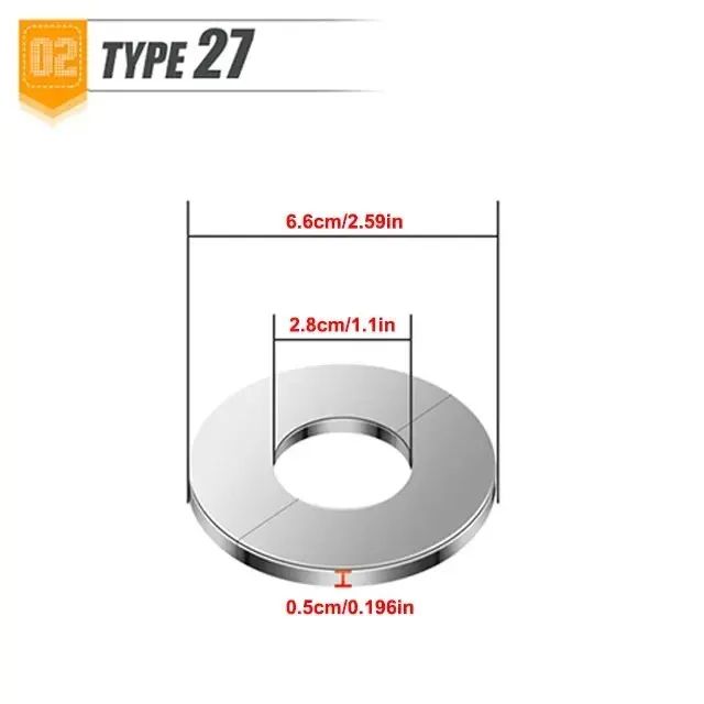 Stainless Steel SelfAdhesive Faucet Cover  Chrome Wall Plate For Clean Finished Bathroom Installs 7