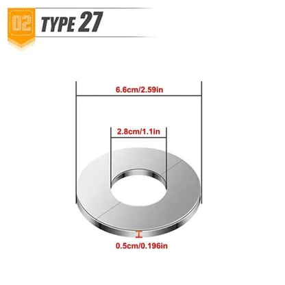 Stainless Steel SelfAdhesive Faucet Cover  Chrome Wall Plate For Clean Finished Bathroom Installs 7