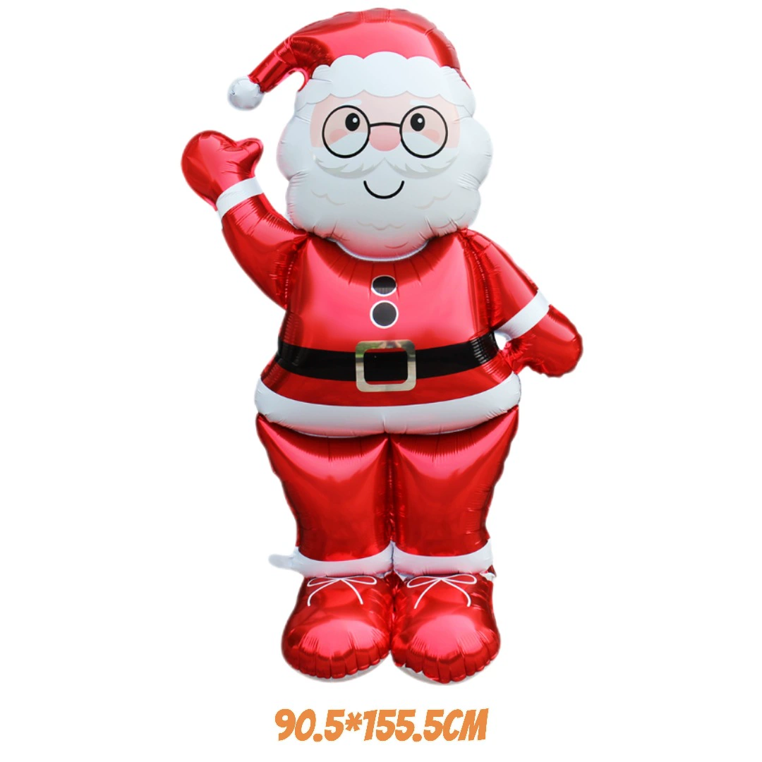 Extra Large Christmas Stand Foil Balloon Santa Claus Snowman Party Decoration Christmas Eve New Yea 1